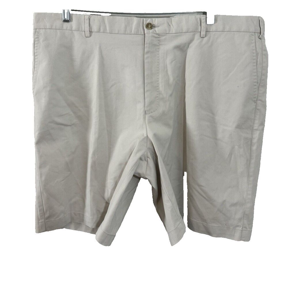 Peter Millar Pima Cotton Shorts Mens 42 x 9 Golf Chinos‎ Khaki
